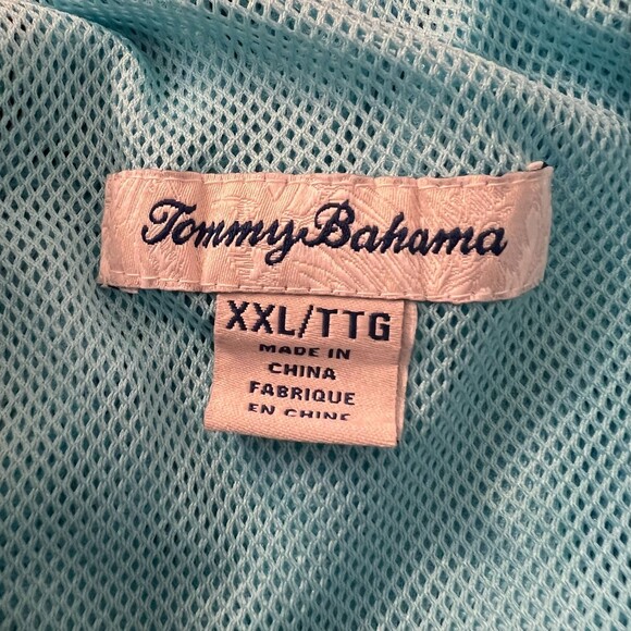 Tommy Bahama Blue Hawaiian Tropical Board Shorts Swim Suit Size XXL - Picture 6 of 6